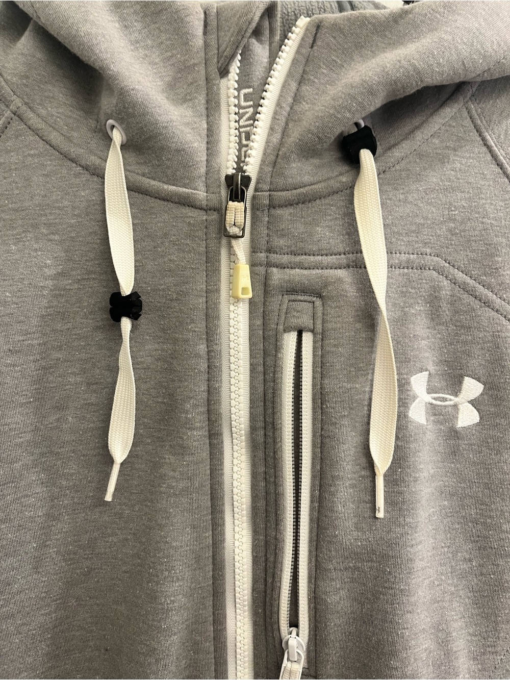 Under armour men’s size large full zip hoodie sweatshirt - Picture 2 of 7